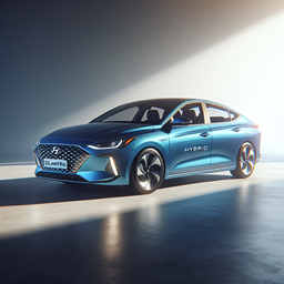 Hyundai Elantra Hybrid Blue