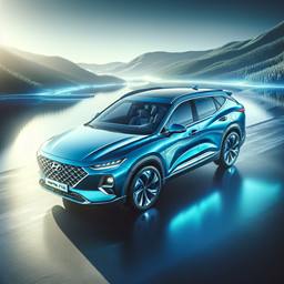 Hyundai Santa Fe Hybrid Blue